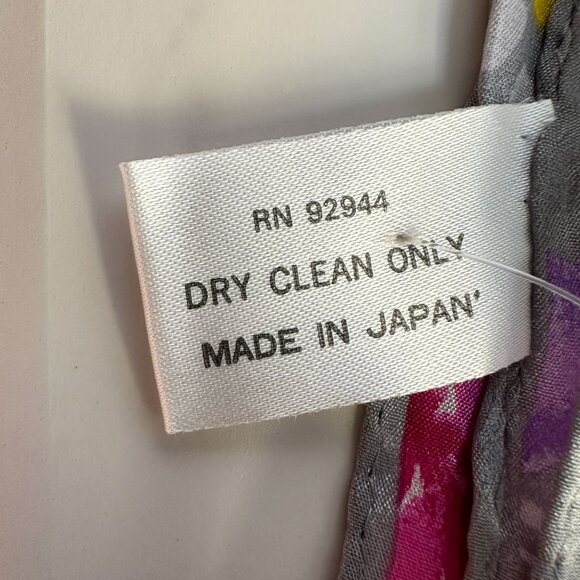 Bill Blass Vintage Floral Silk Scarf - Picture 8 of 8